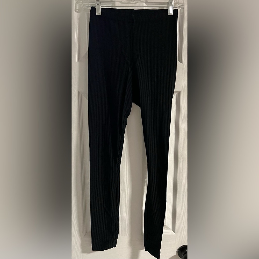 American Apparel ribbed, cut out leggings, size M.